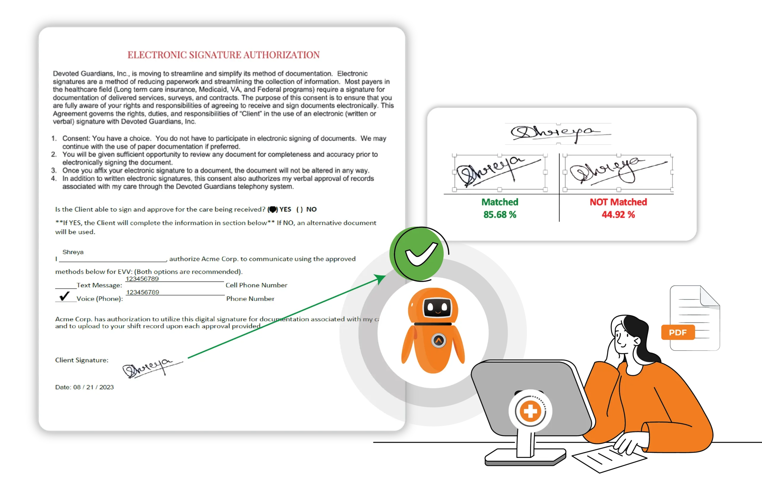 Client Signature Matching Bot